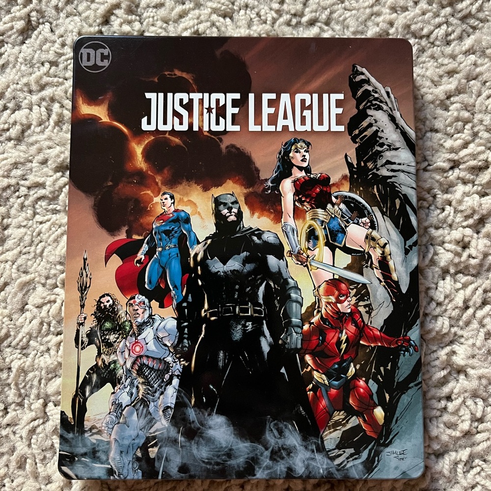 Justice League Steelbook 4K‎ UHD Blu ray Import UK Edition Like New Ship In Box✅